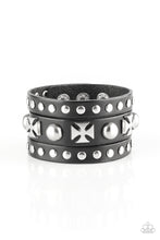 Load image into Gallery viewer, Chopper Central - Black Urban Bracelet-Paparazzi Accessories - Paparazzi Accessories