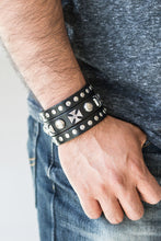 Load image into Gallery viewer, Chopper Central - Black Urban Bracelet-Paparazzi Accessories - Paparazzi Accessories