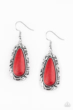 Load image into Gallery viewer, Paparazzi - Cruzin Colorado - Red Earrings - Paparazzi Accessories