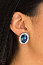 Load image into Gallery viewer, Paparazzi - Only Fame In Town - Blue Earrings - Paparazzi Accessories