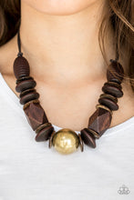 Load image into Gallery viewer, Paparazzi -   Grand Turks Getaway - Brass Necklace - Paparazzi Accessories