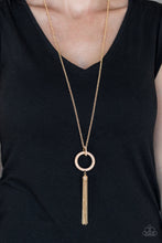 Load image into Gallery viewer, Paparazzi - Straight To The Top - Gold Necklace - Paparazzi Accessories