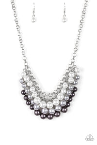 Paparazzi Paparazzi - Run For The Heels - Black and Multi Pearl Necklace Necklaces