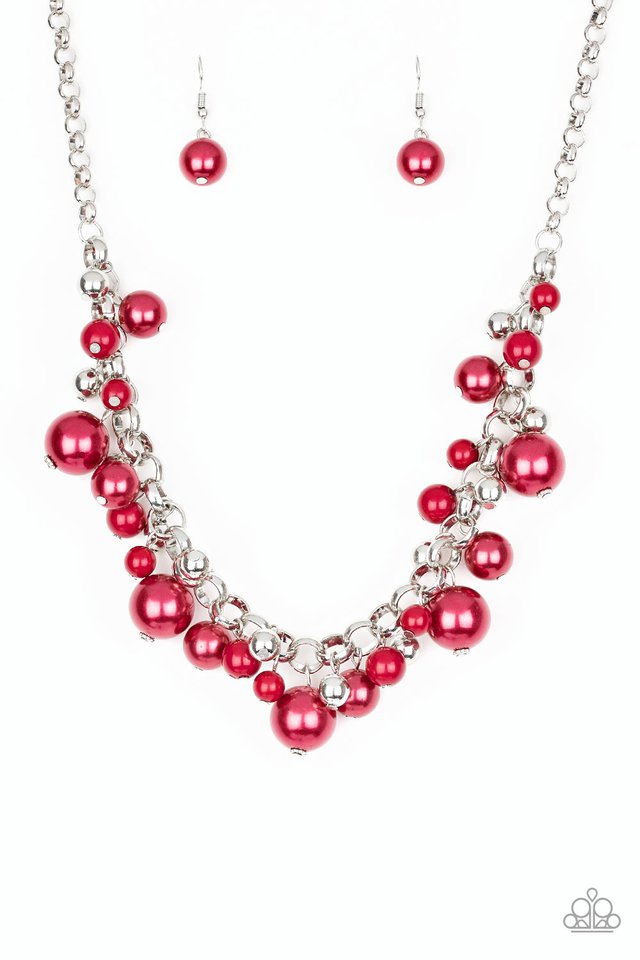The Upstater - Red Pearl Necklace - Paparazzi Necklace - Paparazzi Accessories