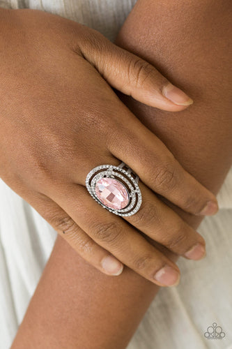 Paparazzi - Making History - Pink Ring - Paparazzi Accessories