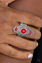 Load image into Gallery viewer, Paparazzi - Dune Drifter - Red Ring - Paparazzi Accessories
