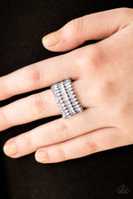 Load image into Gallery viewer, Paparazzi - Treasury  Fund - White Ring - Paparazzi Accessories