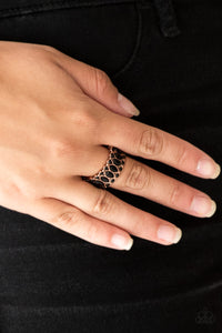 Paparazzi - Radical Riches - Copper Ring - Paparazzi Accessories