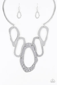 Paparazzi- Prime Prowess - Silver Necklace - Paparazzi Accessories