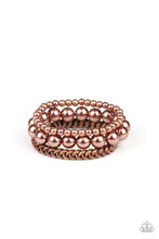 Load image into Gallery viewer, Paparazzi Paparazzi - A PEARL-fect Ten Copper Bracelet Bracelets