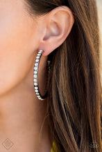 Load image into Gallery viewer, Paparazzi Paparazzi - Global Gleam - Black Earring -Fashion Fix - May 2020 Earrings