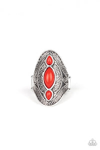 Kindred Spirit Red Ring- Paparazzi Accessories - Paparazzi Accessories