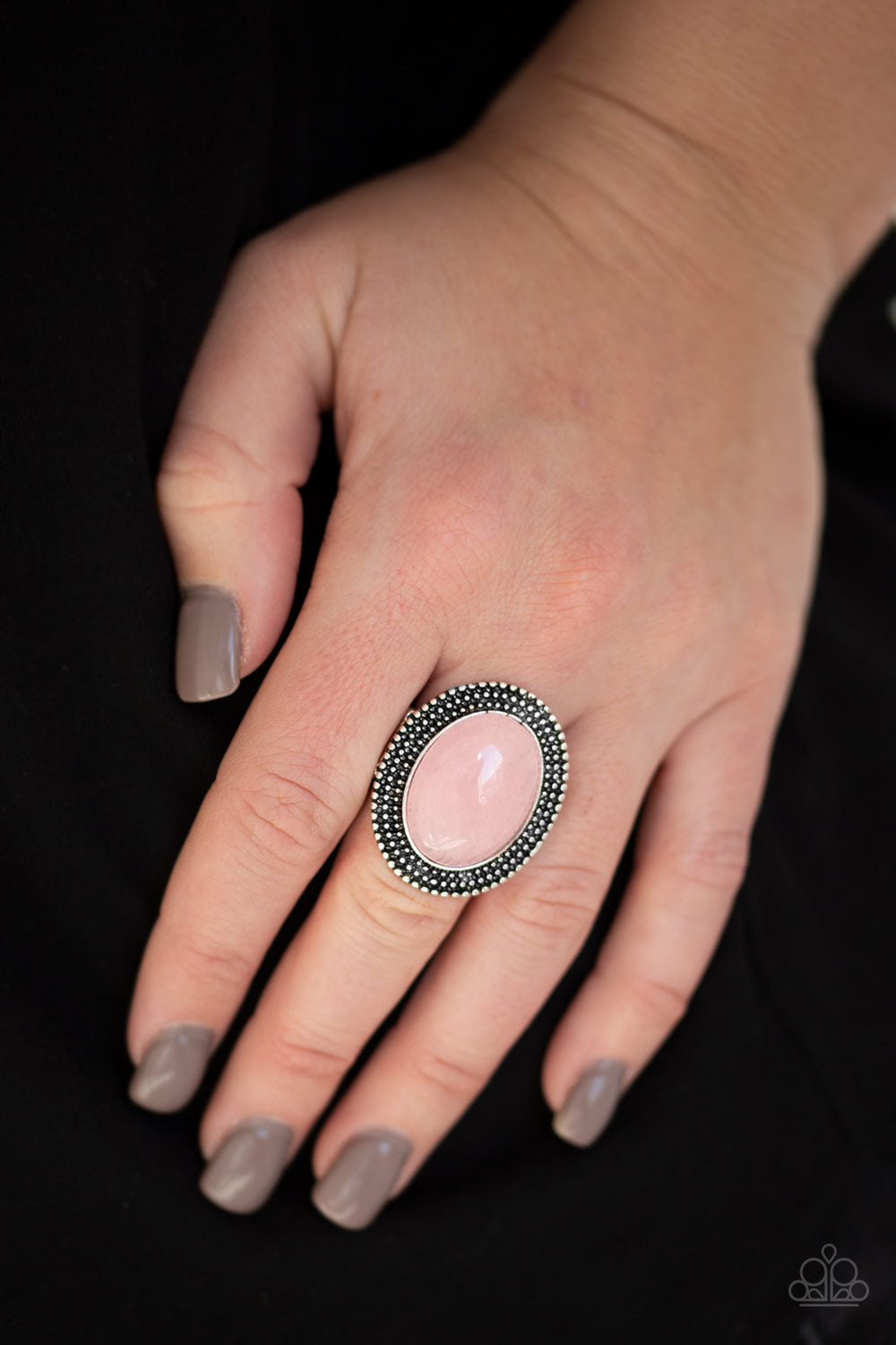 Outdoor Oasis Pink Ring - Paparazzi Accessories - Paparazzi Accessories