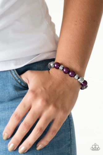 Paparazzi Paparazzi - Very VIP Purple Bracelet Apparel & Accessories