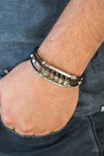 Load image into Gallery viewer, Urban Backpacker - Black Bracelet - Paparazzi Accessories - Paparazzi Accessories