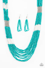 Load image into Gallery viewer, Let It BEAD - Blue -Necklace-Paparazzi Accessories - Paparazzi Accessories