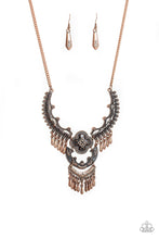 Load image into Gallery viewer, Rogue Vogue - Copper - Necklace -Paparazzi Accessories - Paparazzi Accessories
