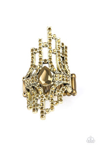Modern Muse - Brass Ring - Paparazzi Accessories - Paparazzi Accessories