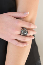 Load image into Gallery viewer, Paparazzi - All Shine All The Time - Black Ring - Paparazzi Accessories
