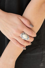 Load image into Gallery viewer, Paparazzi Paparazzi - Mega Mother Nature - White Ring Apparel &amp; Accessories