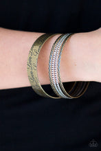 Load image into Gallery viewer, Literally Loveable  Brass Bracelet - Paparazzi Accessories - Paparazzi Accessories