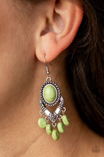 Load image into Gallery viewer, Southern Sandstone - Paparazzi Green Earrings - Paparazzi Accessories - Paparazzi Accessories