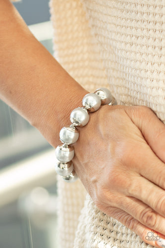 One Woman Show-STOPPER - Silver Bracelet - Paparazzi Accesories - Paparazzi Accessories