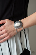 Load image into Gallery viewer, Paparazzi - Extra EMPRESS-ive - White Bracelet - Paparazzi Accessories