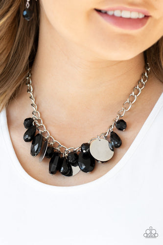 Treasure Shore - Black Necklace - Paparazzi Accessories - Paparazzi Accessories