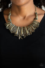 Load image into Gallery viewer, In The MANE-stream - Brass Necklace - Paparazzi Accessories - Paparazzi Accessories