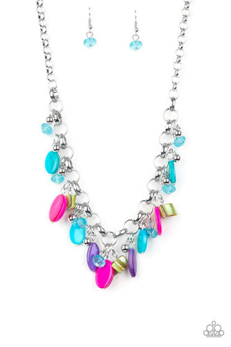 Paparazzi -I Want to SEA the World - Multi Necklace - Paparazzi Accessories