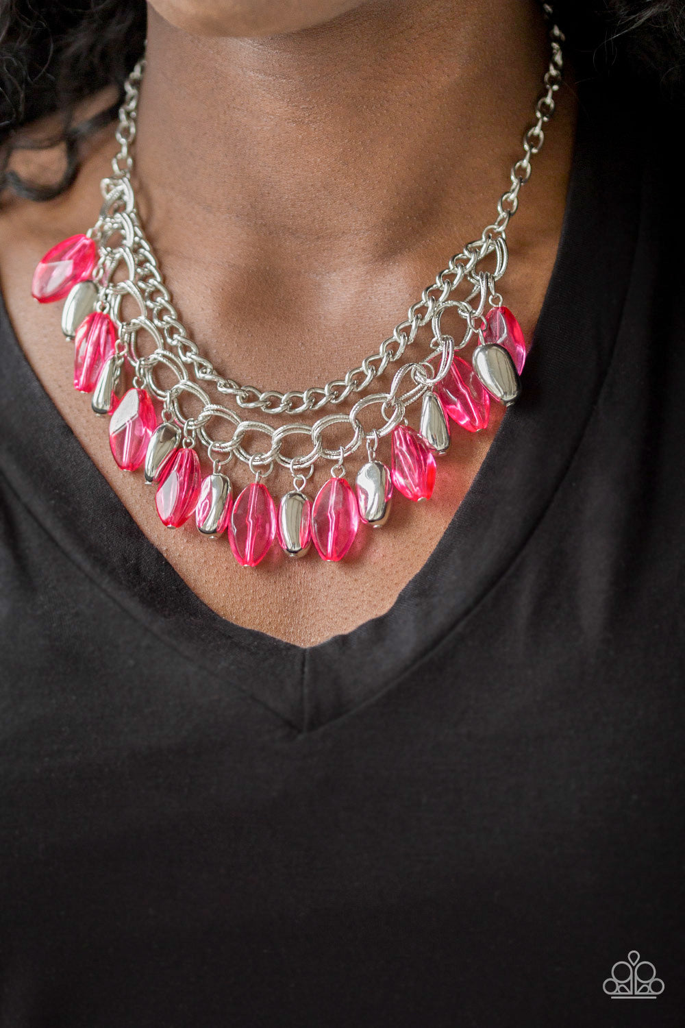 Spring Daydream - Pink Necklace - Paparazzi Accessories - Paparazzi Accessories