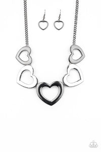 Hearty Hearts - Multi Necklace - Paparazzi Accessories - Paparazzi Accessories