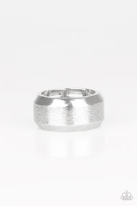 Checkmate Silver Men's Ring - Paparazzi Accessories - Paparazzi Accessories