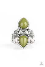 Load image into Gallery viewer, New Age Leader-Green Ring -Paparazzi Accessorie - Paparazzi Accessories