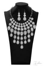 Load image into Gallery viewer, Mesmerize -White Rhinestone Zi Collection Necklace -Paparazzi Accessories - Paparazzi Accessories