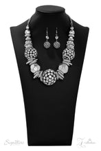 Load image into Gallery viewer, The Barbara-Black  Zi Necklace-Paparazzi Accessories - Paparazzi Accessories