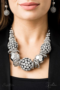 The Barbara-Black  Zi Necklace-Paparazzi Accessories - Paparazzi Accessories