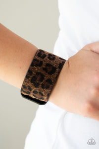 Cheetah Cabana - Brown Bracelet - Paparazzi Accessories - Paparazzi Accessories