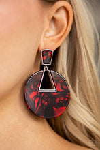 Load image into Gallery viewer, Let HEIR Rip! - Red Earrings - Paparazzi Accessories - Paparazzi Accessories