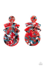 Load image into Gallery viewer, In The HAUTE Seat - Orange Earrings -Paparazzi Accessories - Paparazzi Accessories