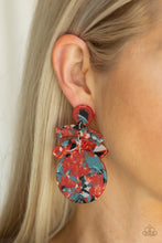 Load image into Gallery viewer, In The HAUTE Seat - Orange Earrings -Paparazzi Accessories - Paparazzi Accessories