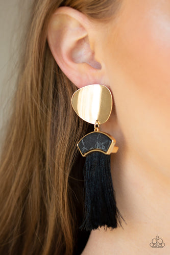 Insta Inca - Gold Earrings - Paparazzi Accessories - Paparazzi Accessories