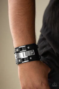 Rural Ranger - Black Bracelet - Paparazzi Accessories - Paparazzi Accessories