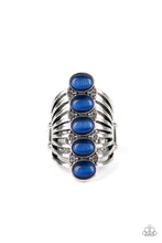 Load image into Gallery viewer, BLING Your Heart Out - Blue Ring - Paparazzi Accessories - Paparazzi Accessories