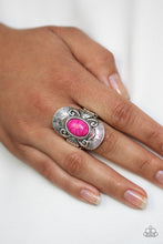 Load image into Gallery viewer, Oracle Oasis - Pink Ring - Paparazzi Accessories - Paparazzi Accessories