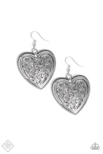 Load image into Gallery viewer, Victorian Devotion Silver Earrings - Paparazzi Accessories - Paparazzi Accessories
