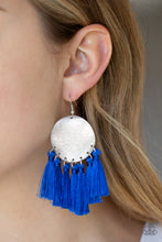 Load image into Gallery viewer, Tassel Tribute - Blue Earrings - Paparazzi Accessories - Paparazzi Accessories