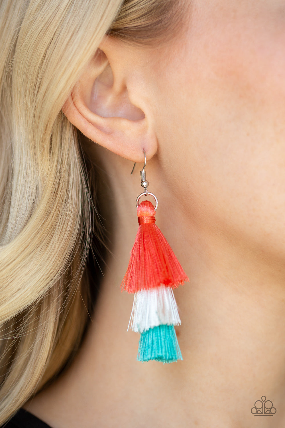 Paparazzi orange outlet fringe earrings