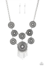 Load image into Gallery viewer, Modern Medalist - Silver Necklace-Paparazzi Accessories - Paparazzi Accessories